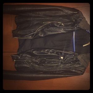 Vegan leather jacket